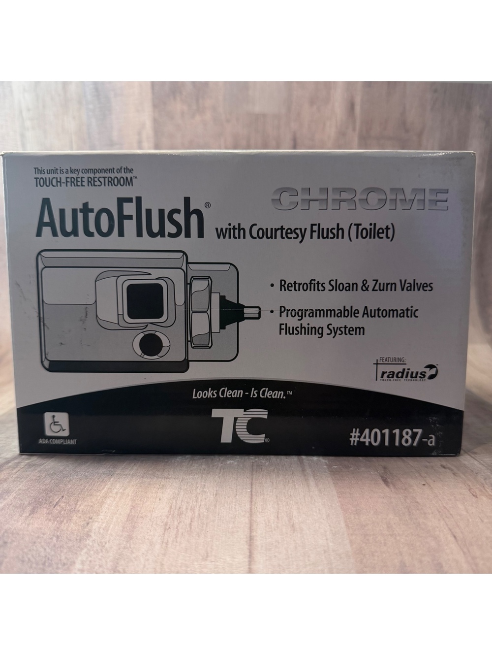 Technical Concepts TC Auto Flush Side Mount Toilet & Urinals 401187-a Chrome New